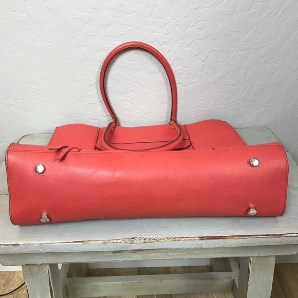 Rebecca Minkoff Large Orange Leather Tote - Picture 6 of 6